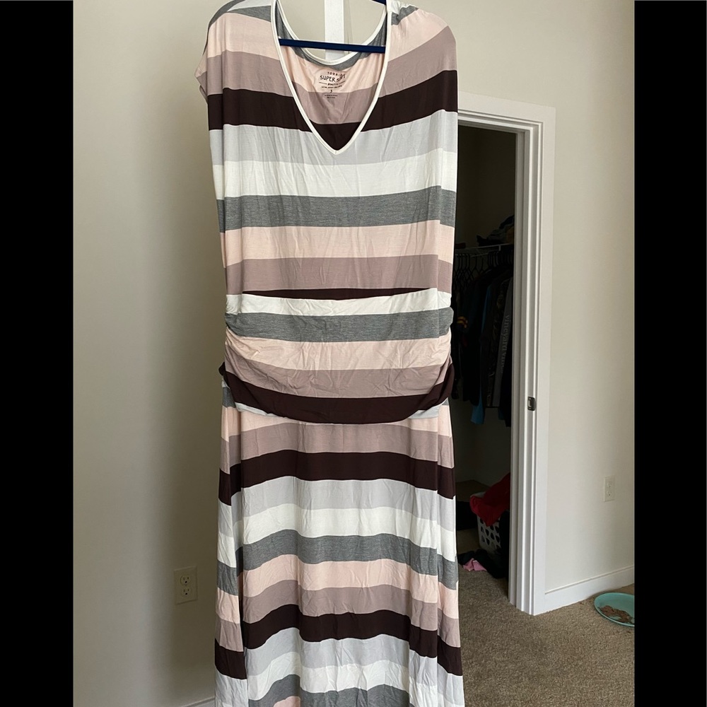 NWT Torrid Striped Maxi Dress Sz. 3